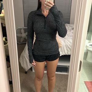 Gray lululemon quarter zip